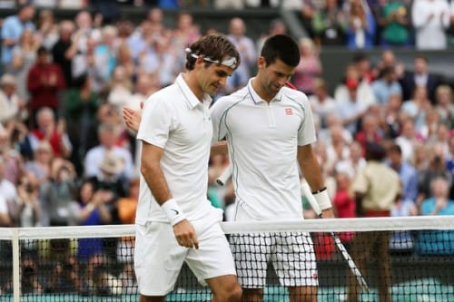 In Shanghai Rolex Masters Semifinals, Djokovic Takes on Federer and Lopez Meets Simon