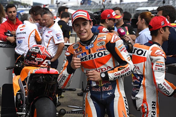 Marquez Takes Second Top Podium