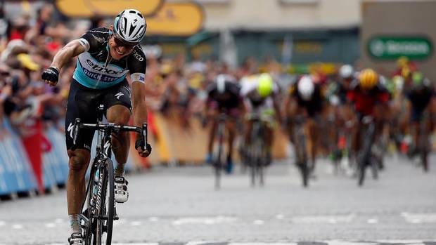 Tony Martin leads the Tour de France