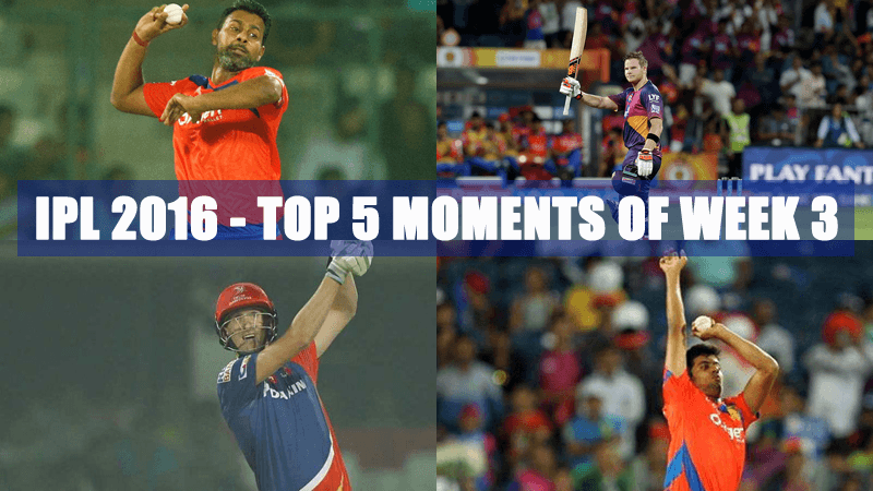 IPL 2016 – Top 5 moments of Week 3