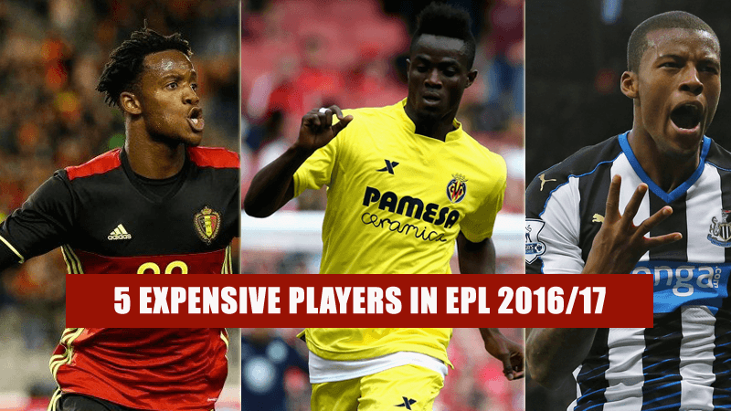 Expensive players in EPL