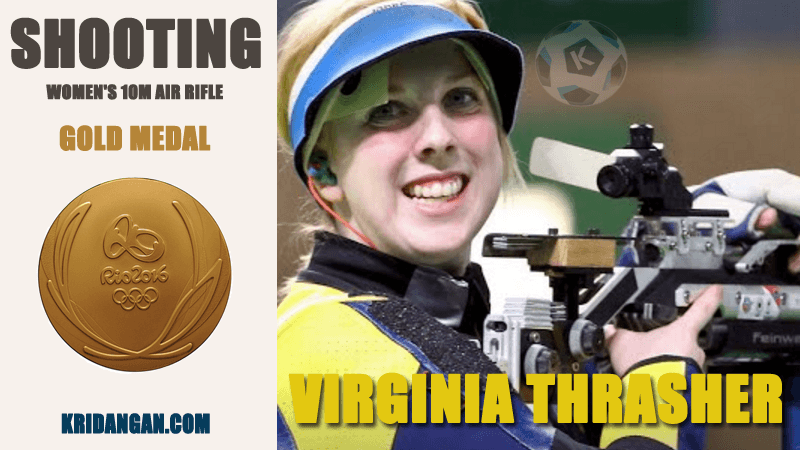 Gold medalist-Virginia Thrasher