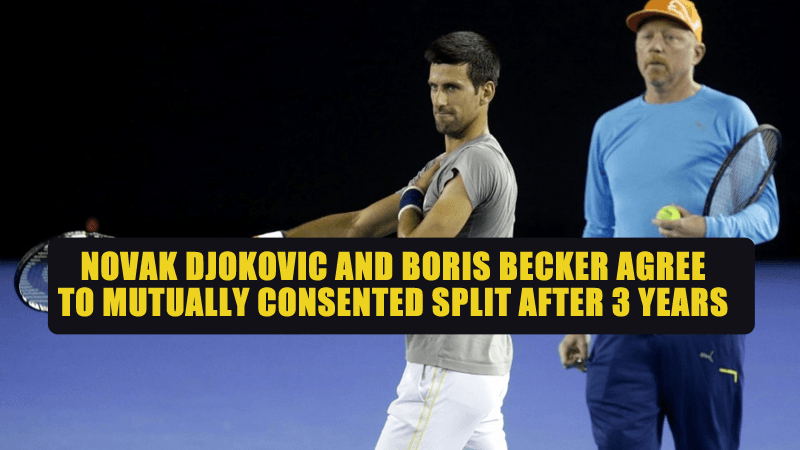 Novak Djokovic and Boris Becker
