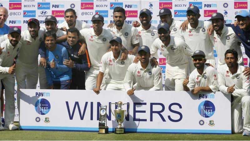 Relentless India Notch up Another Test-Series Win by Defeating Bangladesh at Hyderabad