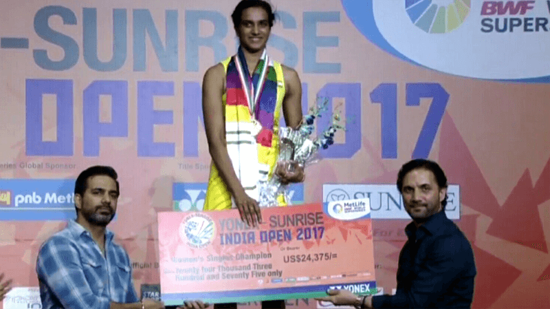 pv sindhu winner vs carolina