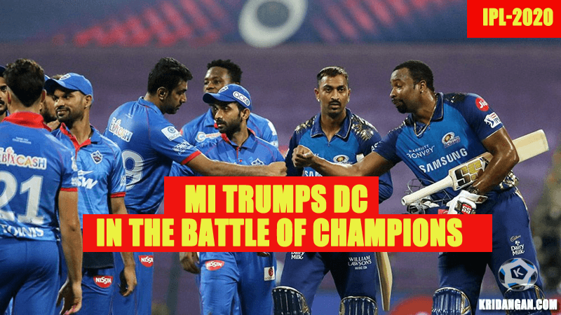 MI trumps DC in the battle of Champions