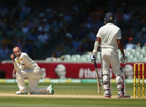 India Play in Australia’s Hands after Friday’s Lower Order Batting Woes Caused by Nathan Lyon