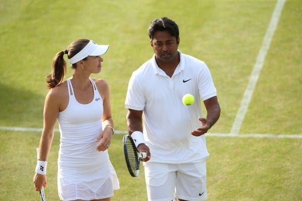 Indians in Doubles Martina Hingis & Leander Paes