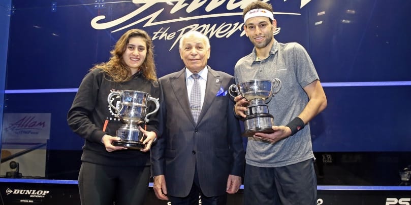 Egyptians Elshorbagy & Sherbini Emerge Champions of 2016 Allam British Open Squash