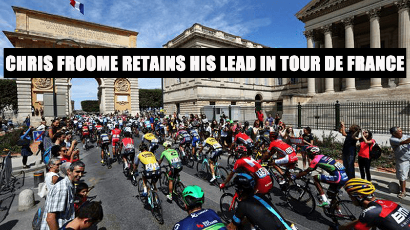 Despite Suffering a Crash in 12th Stage Chris Froome Retains His Lead in Tour de France
