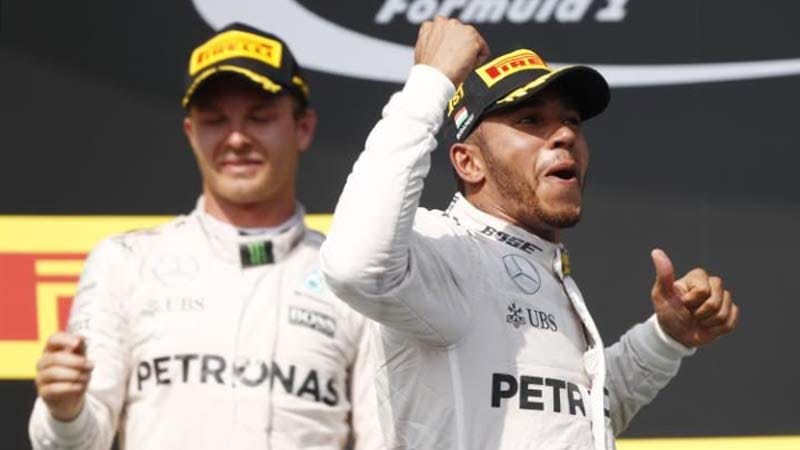 Rosberg at Hungarian GP