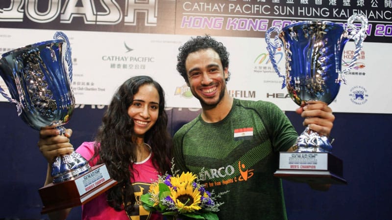 Egyptian Duo of Gohar and Ashour Are Crowned Champions of 2016 Hong Kong Squash Open