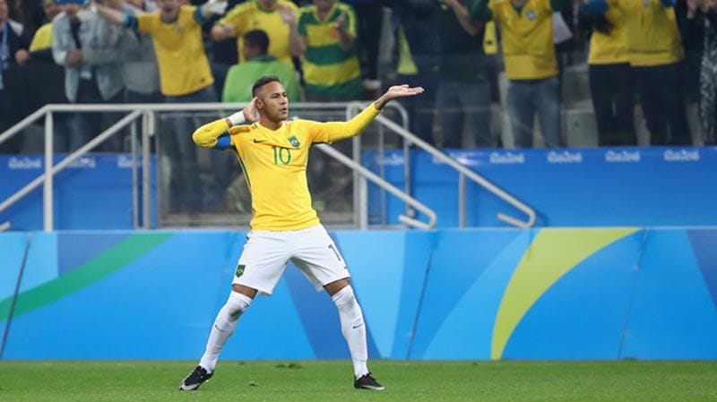 Neymar Scores His First Rio Olympic Goal to Inspire Brazil’s Entry to the Semifinals