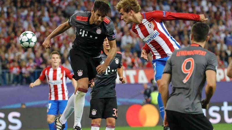 Atletico Madrid defeat Bavarians in an exciting game of football