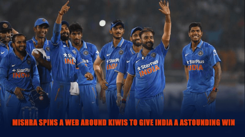 Mishra spins a web around Kiwis to give India a astounding win