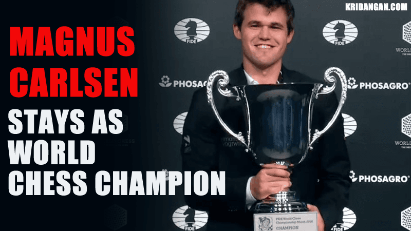 Carlsen Stays as World Chess Champion with Emphatic Victory