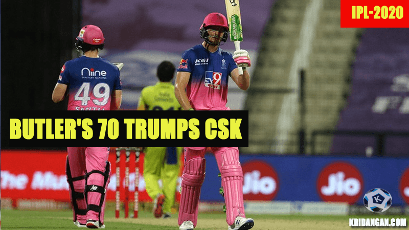 Butler's 70 trumps CSK lose
