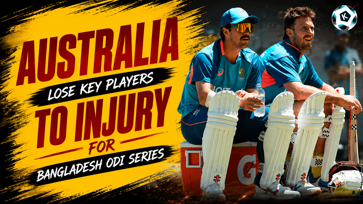 Australia Lose Key Players to Injury for Bangladesh ODI Series