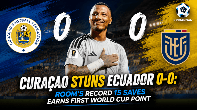 Curacao Stuns Ecuador 0-0 Room’s Record 15 Saves Earns First World Cup Point