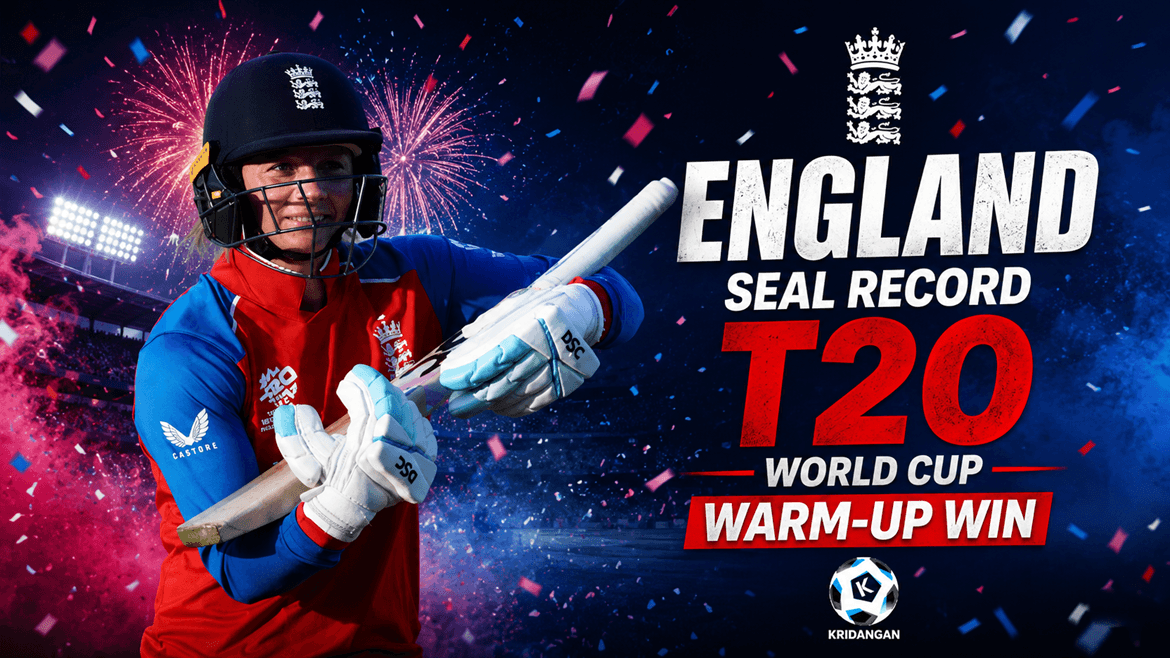 England Seal Record T20 World Cup Warm-Up Win