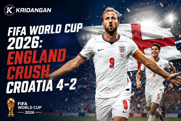 FIFA World Cup 2026 England Crush Croatia 4-2