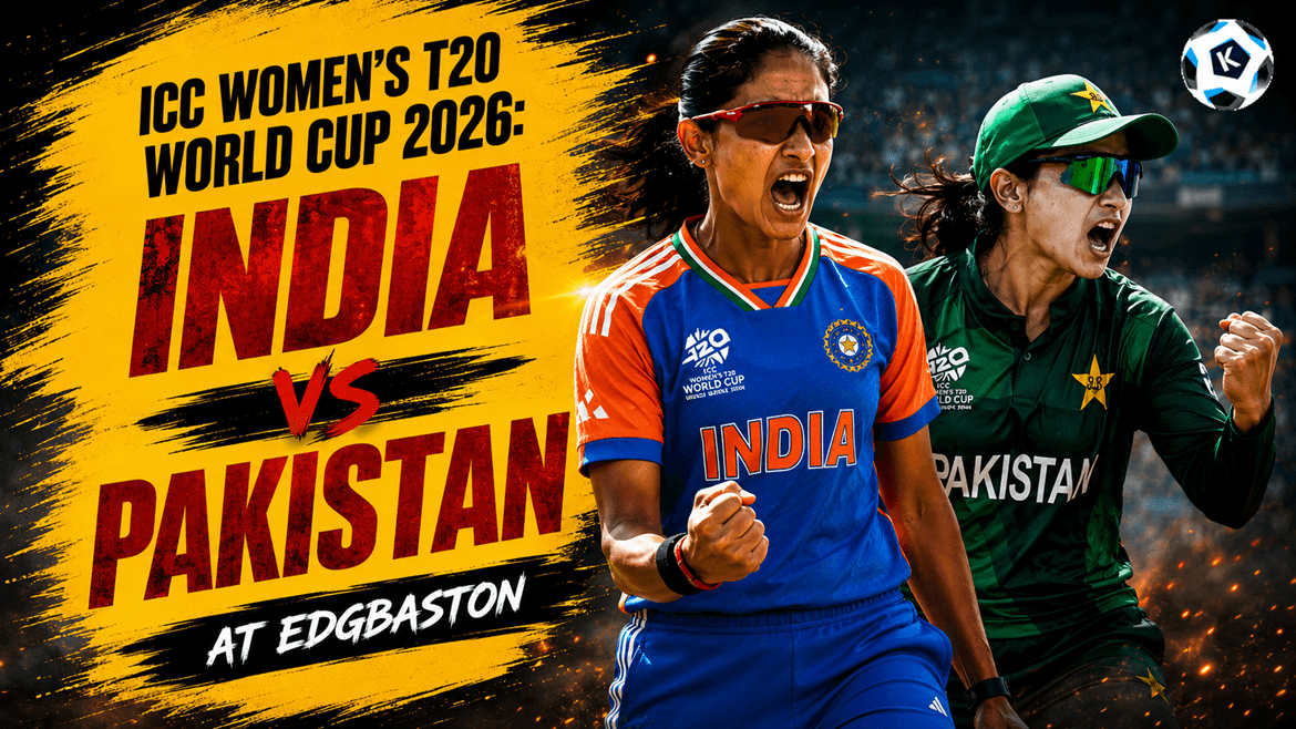 ICC Women's T20 World Cup 2026 India to Face Pakistan