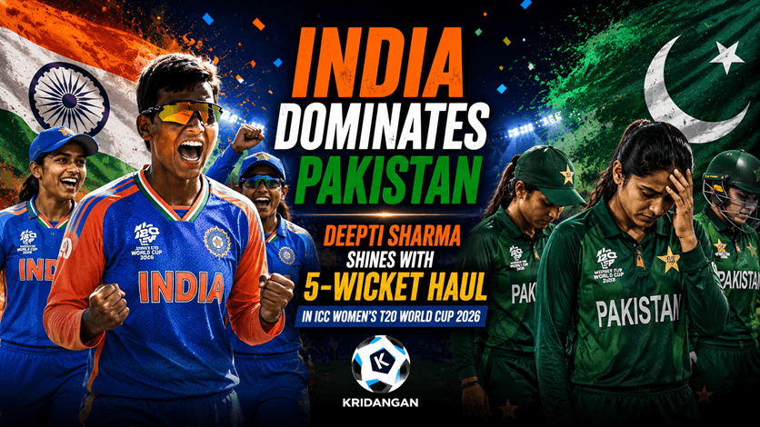 India Dominates Pakistan as Deepti Sharma Shines with 5-Wicket Haul in ICC Women's T20 World Cup 2026