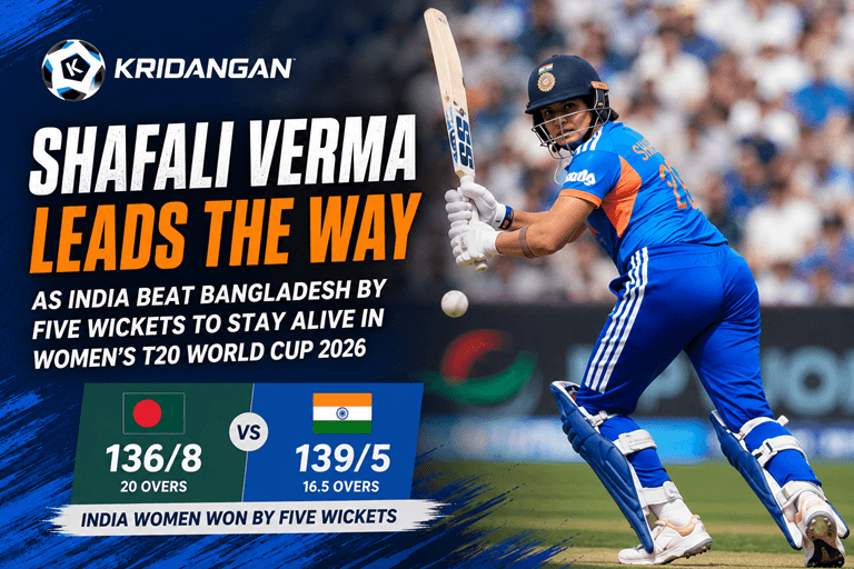 India Seal Semi-Final Spot with Dominant Win Over Bangladesh in ICC Women's T20 World Cup 2026