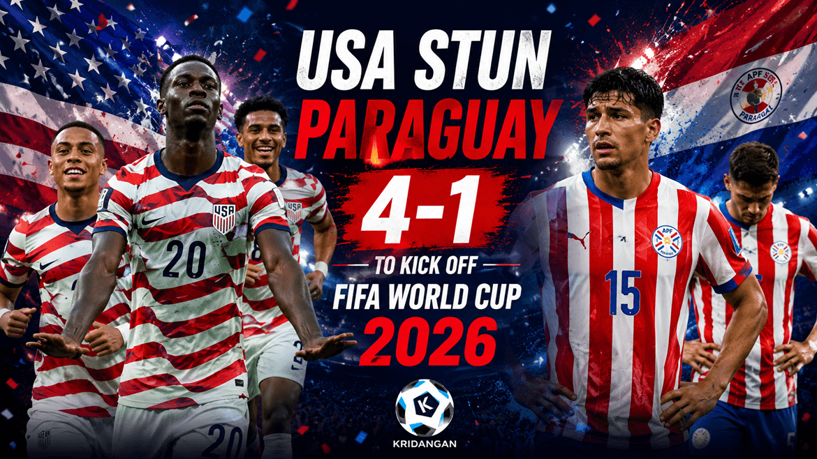 USA Stun Paraguay 4-1 to Kick Off FIFA World Cup 2026