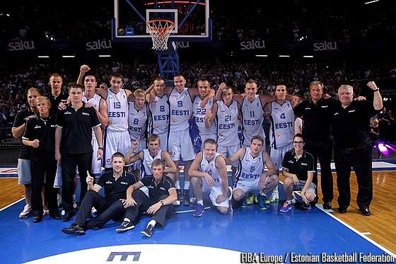 Estonia booked its place for the EuroBasket 2015