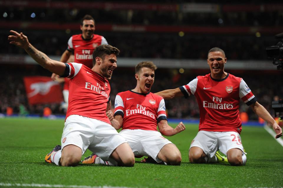 Arsenal leading table