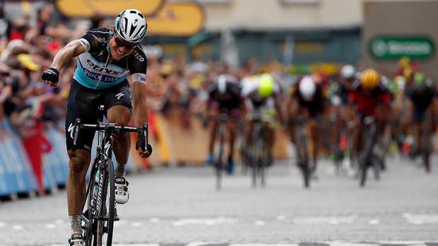 Tony Martin leads the Tour de France