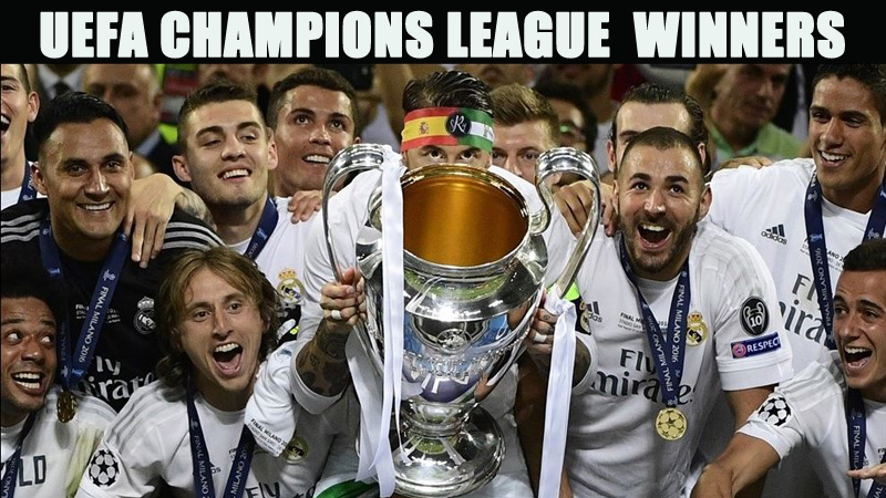 UEFA Champions League winners
