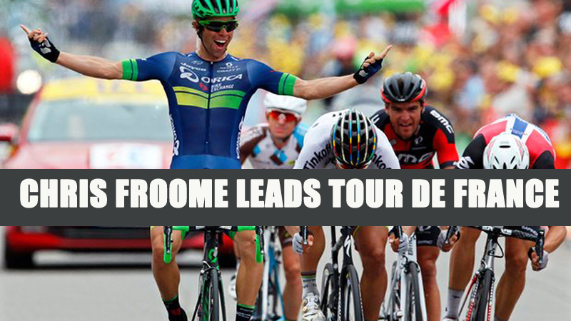 Chris Froome Leads Tour de France copy