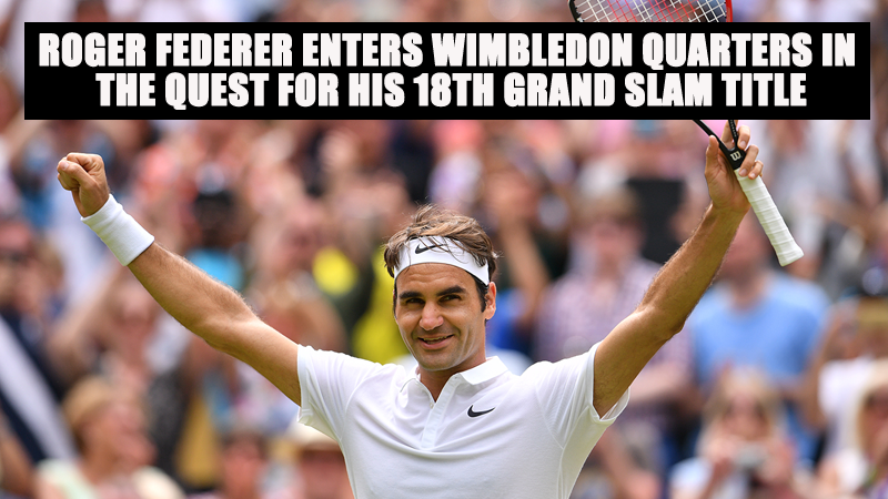Roger Federer Enters Wimbledon