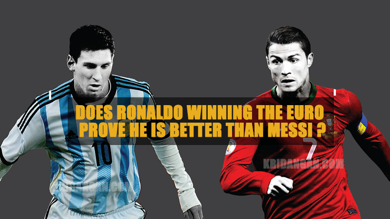 Ronaldo better than Messi