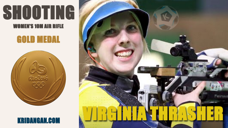 Gold medalist-Virginia Thrasher