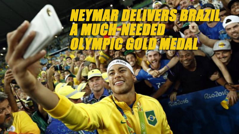 Neymar delivers Brazil a much-needed ego boost with Olympic gold medal