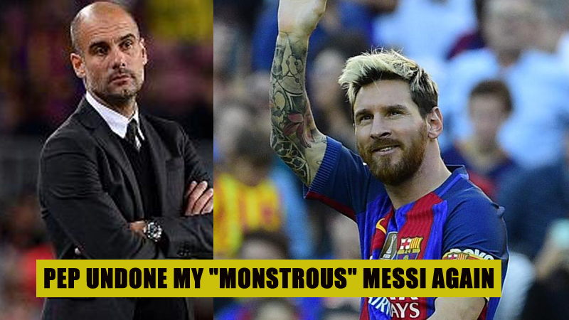 Pep undone Messi again