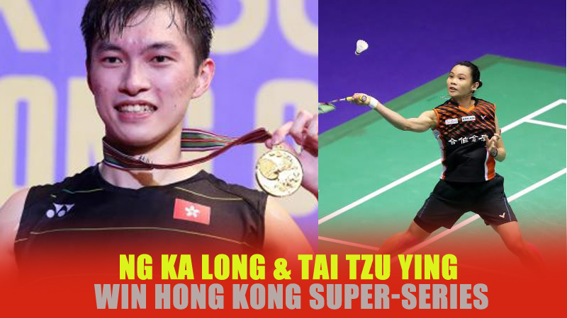 NG Ka Long and Tai Tzu Ying Win Hong Kong Super-Series