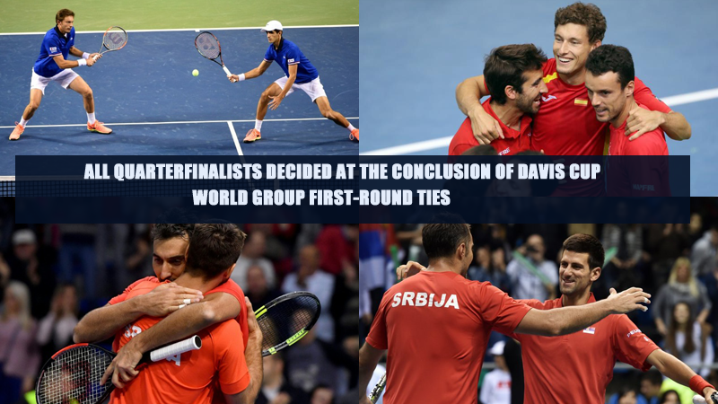 Davis Cup World Group First-Round Ties