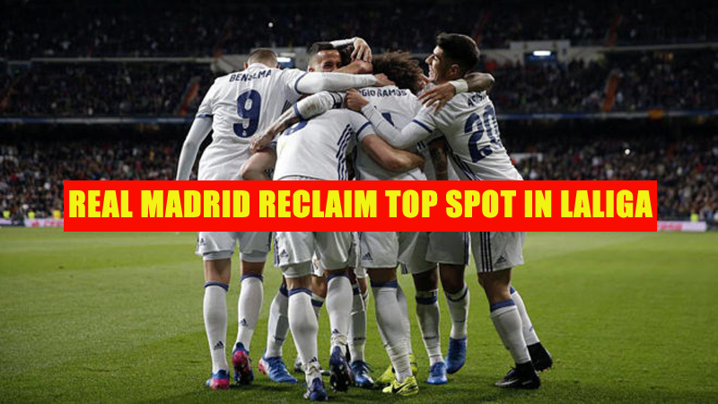 Real Madrid reclaim top spot in LaLiga