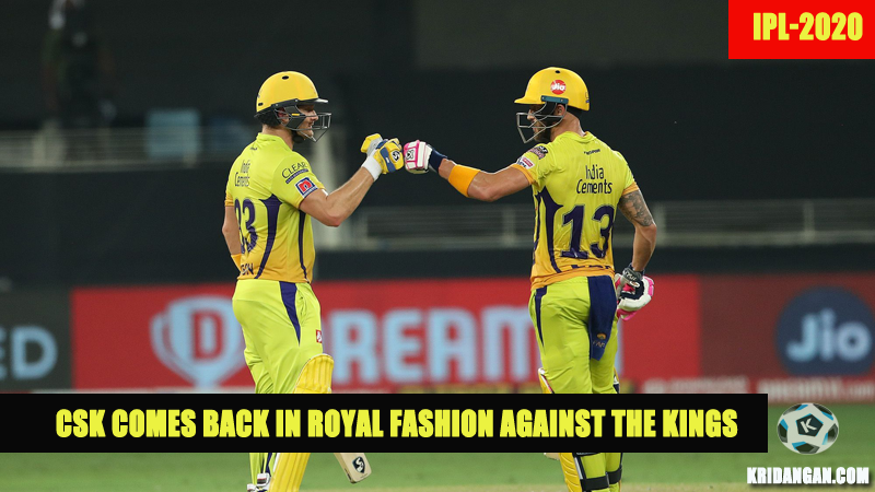 CSK comes back in Royal fashion against the Kings