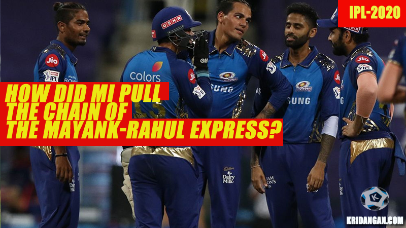 How did MI pull the chain of the Mayank-Rahul express