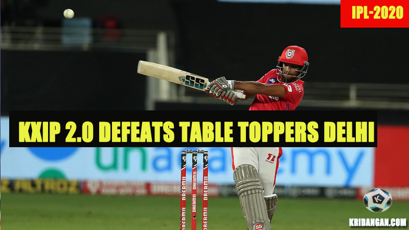 KXIP 2.0 defeats Table Toppers Delhi