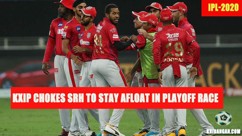 KXIP chokes SRH to stay afloat in Playoff Race