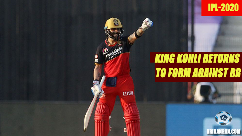 King Kohli returns to Form against RR