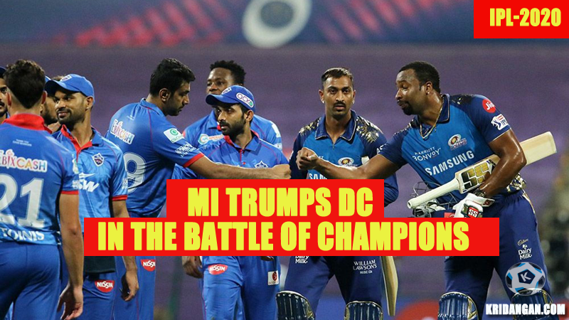 MI trumps DC in the battle of Champions