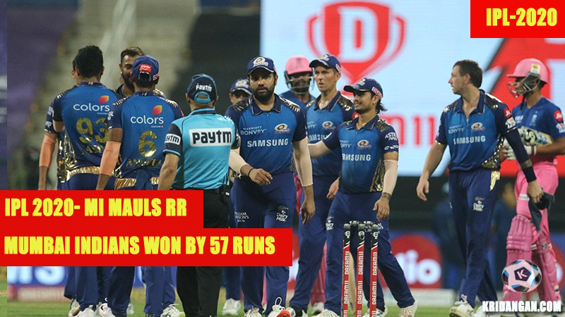 Mumbai Indians won by 57 runs